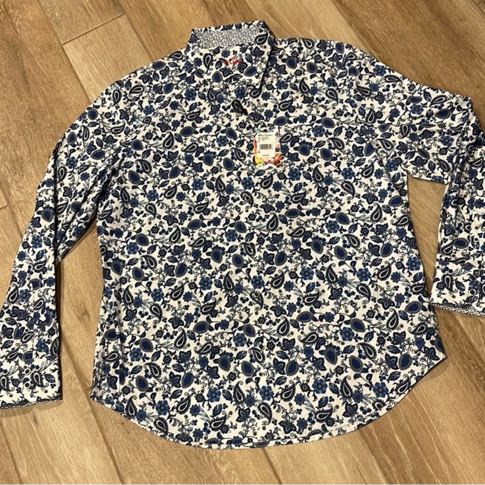 Robert Graham Hampshire Button Down Shirt XL